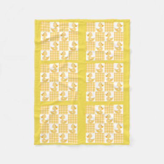 Gelbe Farbtupfer Design Fleece Blanket (Vorderseite)