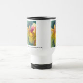 Gelbe feenhafte Iris Isolierreise-Tasse Reisebecher (Mittel)