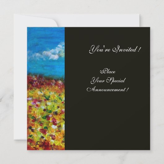 GELBE FELD EINLADUNG (Rückseite)