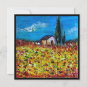 GELBE FELD EINLADUNG (Vorderseite)