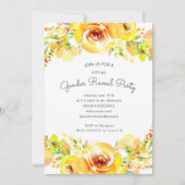 Gelbe Felder Blumengeschlecht offenbaren Party (Vorderseite)