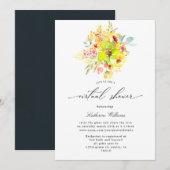 Gelbe Felder virtuelle Babydusche (Vorne/Hinten)