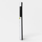 Gelbe Fett-Katze Case-Mate iPhone Hülle (Hinten/Links)