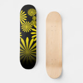 Gelbe Feuerwerkskörper Skateboard (Vorderseite)