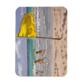 Gelbe Flagge Barbados 2010 Magnet (Vertikal)