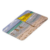 Gelbe Flagge Barbados 2010 Magnet (Linke Seite)