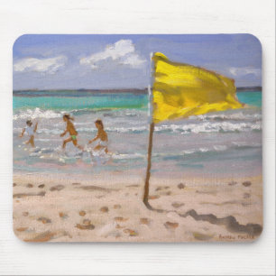 Gelbe Flagge Barbados 2010 Mousepad