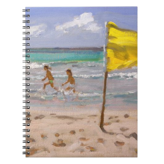Gelbe Flagge Barbados 2010 Notizblock (Vorderseite)
