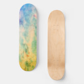 Gelbe Flammen Skateboard (Vorderseite)