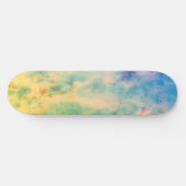 Gelbe Flammen Skateboard (Horizontal)