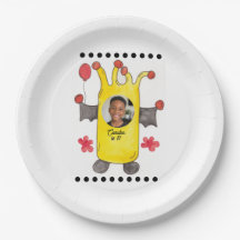 Gelbe Fledermaus-Monster-Kinder-Geburtstags-Papier