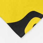 Gelbe Fledermausdecke Fleecedecke (Ecke)