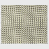 gelbe Fledermäuse Geschenkpapier (Flach)