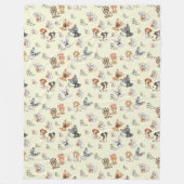 Gelbe Fleece Blanket, groß 60" x 80" (Vorderseite)