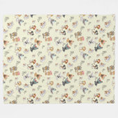 Gelbe Fleece Blanket, groß 60" x 80" (Vorderseite (Horizontal))