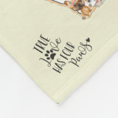 Gelbe Fleece Blanket, groß 60" x 80" (Ecke)