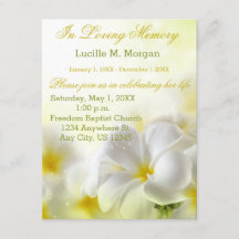 Gelbe Flora| Beerdigung| Gedenkdienst