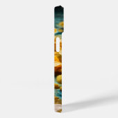 Gelbe Flora Case-Mate iPhone Hülle (Rückseite / Rechts)