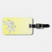 Gelbe Flora Gepäckanhänger (Vorderseite horizontal)