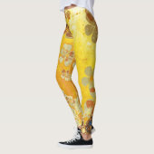 Gelbe Flora Leggings (Links)