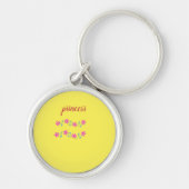 Gelbe Flora Schlüsselanhänger (Vorne)