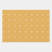 Gelbe Florale - Schmetterlingspapier Geschenkpapier Set (Vorderseite 2)