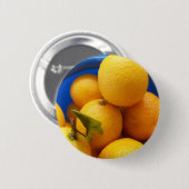 Gelbe Florida Zitronen Button (Vorne & Hinten)
