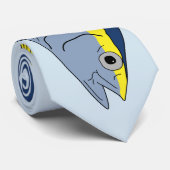 Gelbe FlossenThunfisch-Hals-Krawatte Krawatte (Gerollt)