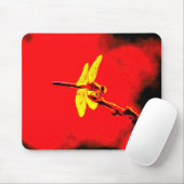 Gelbe Flügel Mousepad (Mit Mouse)