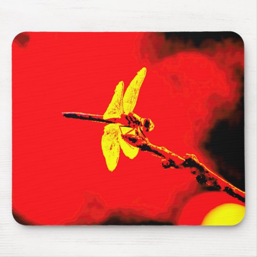 Gelbe Flügel Mousepad (Vorne)