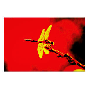 Gelbe Flügel Poster