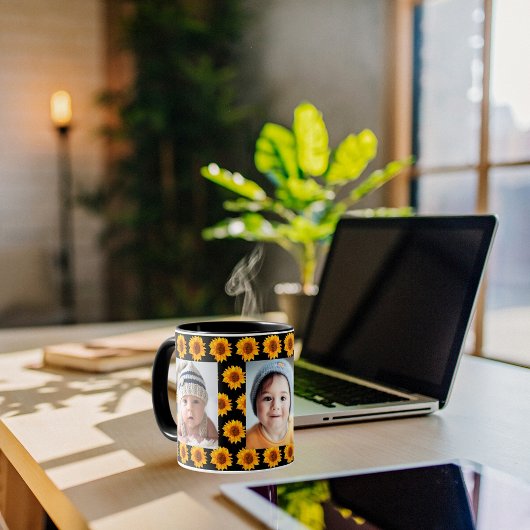 Gelbe Fotos, Gelb, schwarz Tasse