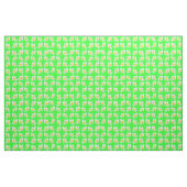 Gelbe Frangipanis auf Grün, Stoff (Fat Quarter (45,7 x 55,9 cm))