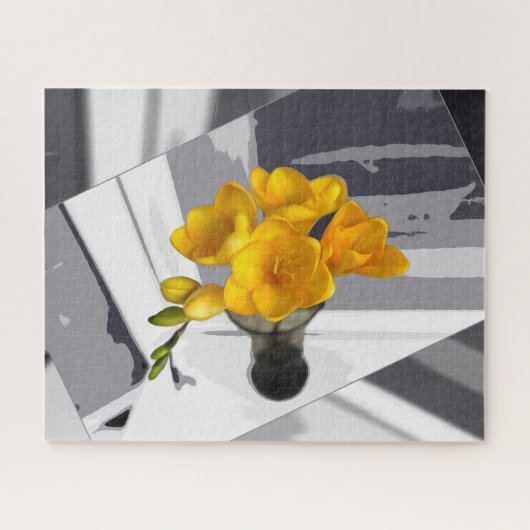 Gelbe Freesie Puzzle (Horizontal)