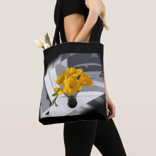 Gelbe Freesie Tasche