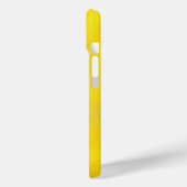 Gelbe Freude Case-Mate iPhone Hülle (Rückseite / Links)