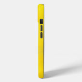 Gelbe Freude Case-Mate iPhone Hülle (Rückseite / Links)