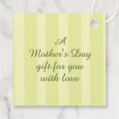 Gelbe Freude Geschenkanhänger (Rückseite)