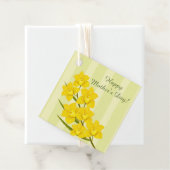 Gelbe Freude Geschenkanhänger (Beispiel)