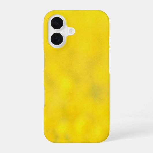 Gelbe Freude iPhone 16 Hülle (Rückseite)
