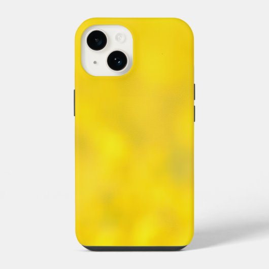 Gelbe Freude iPhone Hülle (Rückseite)