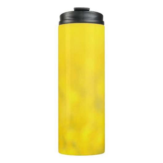 Gelbe Freude Thermosbecher (Vorderseite)