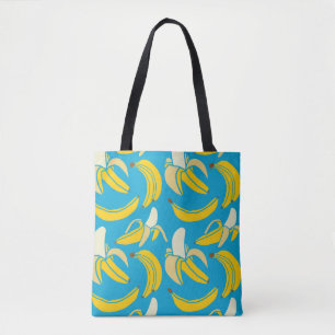 Gelbe frische Frucht tropische Banane nahtlose Pat Tasche