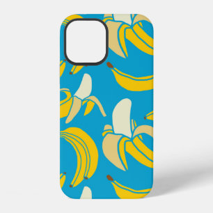 gelbe frische Früchte tropische Banane nahtloses M iPhone 12 Hülle