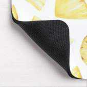 Gelbe Frucht Ananas Mousepad (Ecke)