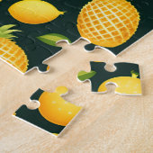 Gelbe Früchte und Ananas Puzzle (Seite)