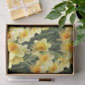 Gelbe Frühlings-Narzissen Seidenpapier (Geschenk)