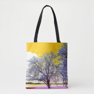 Gelbe Frühlings-Tasche Tasche