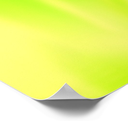 Gelbe Frühlingsblumen Poster (Ecke)