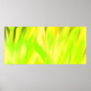 Gelbe Frühlingsblumen Poster